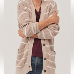 Organic cotton cardigan